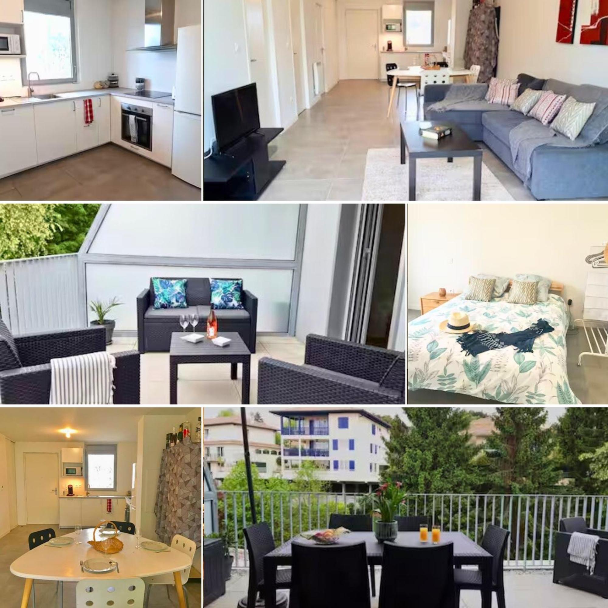 Appartement Bide Ona - Centre - Terrasse - Parking à Bayonne Extérieur photo